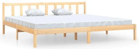 810097 vidaXL Рамка за легло, бор масив, 180x200cм, Super King Size