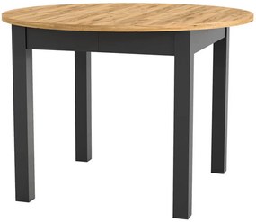 Разтегателна маса Dundee II - натурално/черно