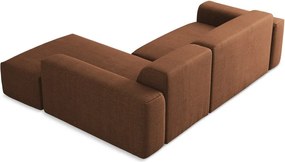 Теракотен ъглов диван (десен ъгъл) Keli – Makamii