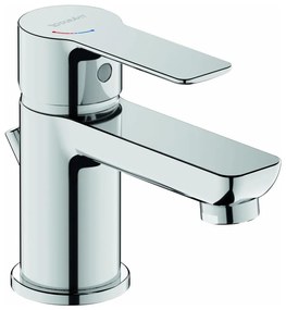 Duravit DC1013001010 - Смесител за умивалник с изпускател D-CODE, лъскав хром