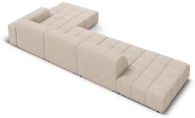 Бежов ъглов диван (десен ъгъл) Chicago - Cosmopolitan Design