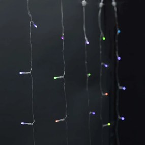 Nedis WIFILXC01C180 - LED RGB  завеса 180xLED/7 функции 6m IP65 Wi-Fi Tuya