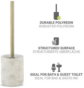 Бяла четка за тоалетна от полиресин Montalfano – Wenko