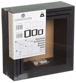 Черни рафтове в комплект от 3 броя - Casa Selección