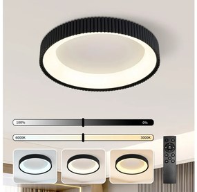 Brilagi - димируемо таванно осветително тяло FALCON MODERN LED/54W/230V 60 см черно +DO