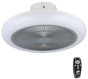 Eglo 35138 - LED Димируем таванен вентилатор KOSTRENA LED/25,5W/230V сив+д.у.