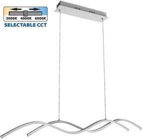 Полилей LOARA LED, бял, 27W, 3000-4000-6000K