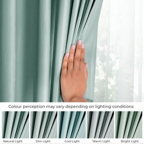 Светлозелено dimout перде 140x270 cm Eyelets – Restilo