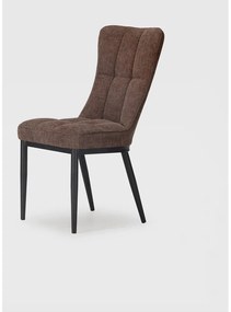Кафяви трапезни столове в комплект от 2 бр. Damon – Marckeric