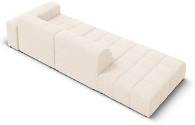 Кремав шезлонг (десен ъгъл) Chicago – Cosmopolitan Design