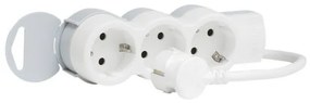 Legrand 695003 Разклонител 3х2Р+Е, с кабел 5 метра, Бял - До изчерпване - 810103161