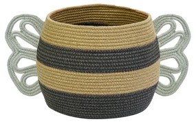 Текстилна детска кошница за играчки ø 30x32 cm Mama Bee – Lorena Canals