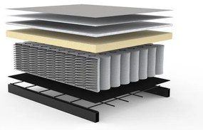 Тъмносин разтегателен диван Mixed Dance Blue, 115 x 230 cm Cassius - Innovation