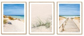 Картини в комплект 3 бр. 30x40 cm To the Beach – knor