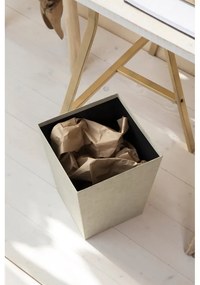 Бежово кошче за боклук Sofia Canvas Paper Laminate – Bigso
