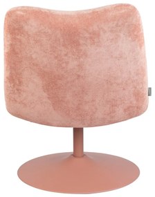Кресло от розово кадифе Bubba - Zuiver