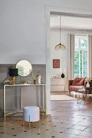 Табуретка atmosphera Living, Кадифе - Черен