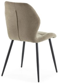 Трапезни столове в цвят каки в комплект от 4 броя Luna - Marckeric