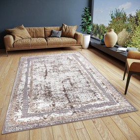 Килим в бежово-сребристо 200x280 cm Shine Classic - Hanse Home