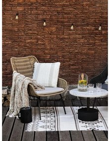 Бежов и кафяв двустранен килим за открито, изработен от рециклирана пластмаса , 90 x 150 cm Afra - Green Decore