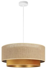 Висяща лампа на кабел SARTA 1xE27/60W/230V медна/юта