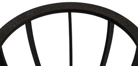 Индустриална стенна лампа черна регулируема - Fotu