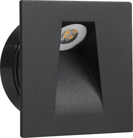 Черна LED стенна лампа MECINOS – EGLO