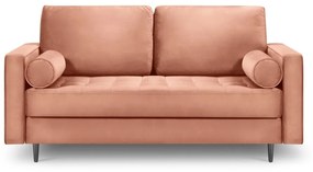 Розов кадифен диван , 174 cm Santo - Milo Casa