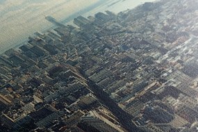 Картина на платно – Поглед към омагьосващ център на Ню Йорк
