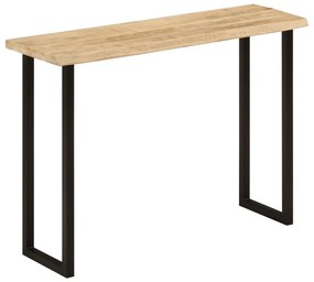 372765 vidaXL Конзолна маса с жив ръб 105x33x76 см масивно мангово дърво