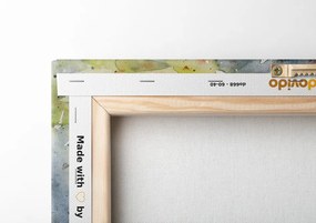 Картина на платно – Кралят на животните в акварел