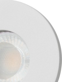 Интелигентен вграден прожектор за баня бял с Wifi GU10 - Shed