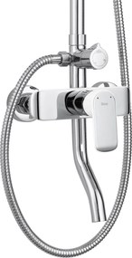 Комплект за душ REA BLOOM WHITE CHROME