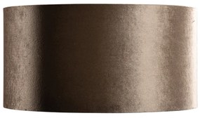 Кадифена абажура кафява със златен интериор 50/50/25
