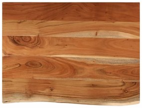 370259 vidaXL Плот за баня, 70x60x2,5 см, правоъгълен, масивно дърво акация