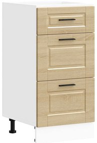 854223 vidaXL Кухненски шкаф Porto, дъб сонома, инженерно дърво
