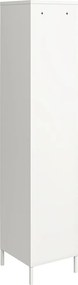 Бяло метално шкафче 38x185x40 cm Mission District – Støraa