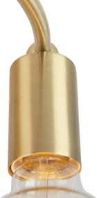 Таванна лампа в стил Арт Деко месинг 4-светлина - Facil