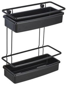 Черен рафт за душ Molinella, 30 x 35 cm - Wenko