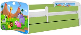 Παιδικό κρεβάτι Babydreams Cartoon-Prasino-160 x 80-Safari