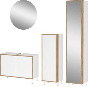 Бял комплект за баня Topeka – Germania