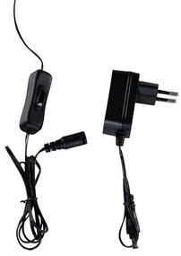 Дизайнерска настолна лампа черна с LED - Ingo