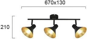 Релса Viokef Harvey три-осветително тяло