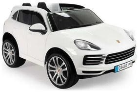 Детска Електрическа Кола Injusa Porsche Cayenne 12V Бял (134 x 81,5 x 58 cm)