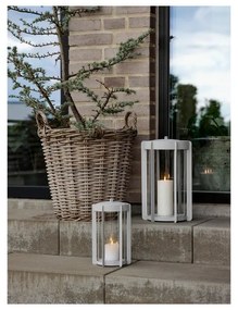 Светлосив LED фенер с USB (височина 25 cm) Firefly – Zone