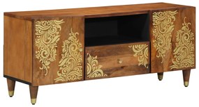 Sonata H ТВ шкаф 105x33x46 см от масивно мангово дърво
