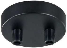 Розетка Полилей покрив Maytoni Universal base осветително тяло с две светлини-Черен