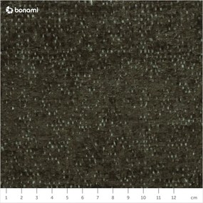 Зелен шенилов сгъваем/с място за съхранение ъглов диван (десен ъгъл/U форма) Everest – Bobochic Paris