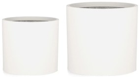 Blumfeldt Gendt, саксия, горна саксия, комплект от 2 броя, размери L / XL, фибростъклен материал, интериор / екстериор