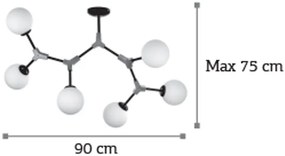 Плафон InLight 6167-6 Полилей-Nikel